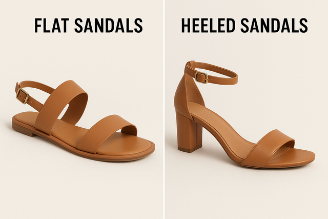 Flat Sandals vs Heeled Sandals - Which is right for your style