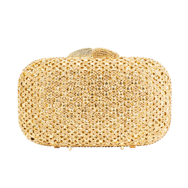 Bronze Metallic Frame Handbags