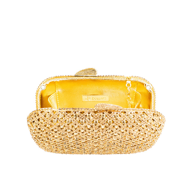Bronze Metallic Frame Handbags