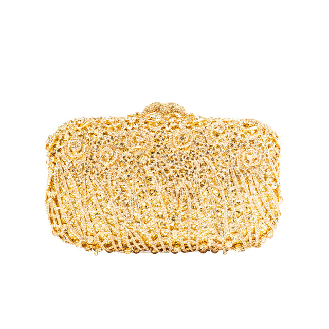 Bronze Metallic Frame Handbags