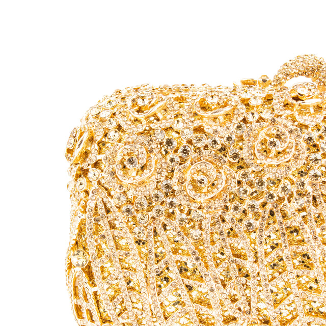 Bronze Metallic Frame Handbags