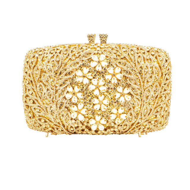 Bronze Metallic Frame Handbags