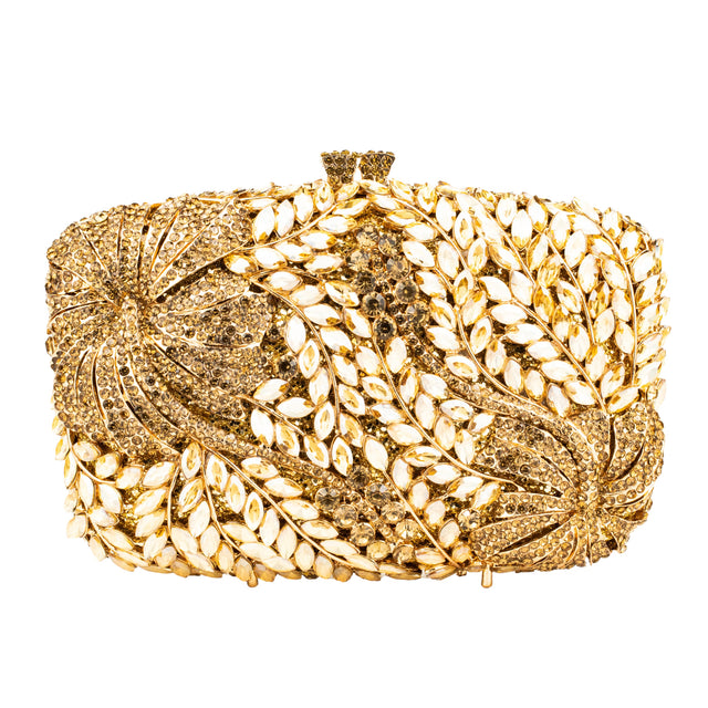 Bronze Metallic Frame Handbags