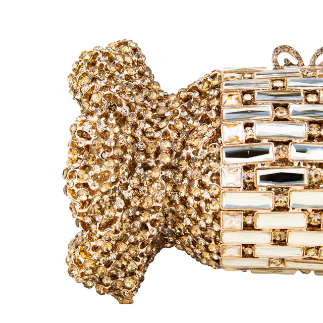 Bronze Metallic Frame Handbags