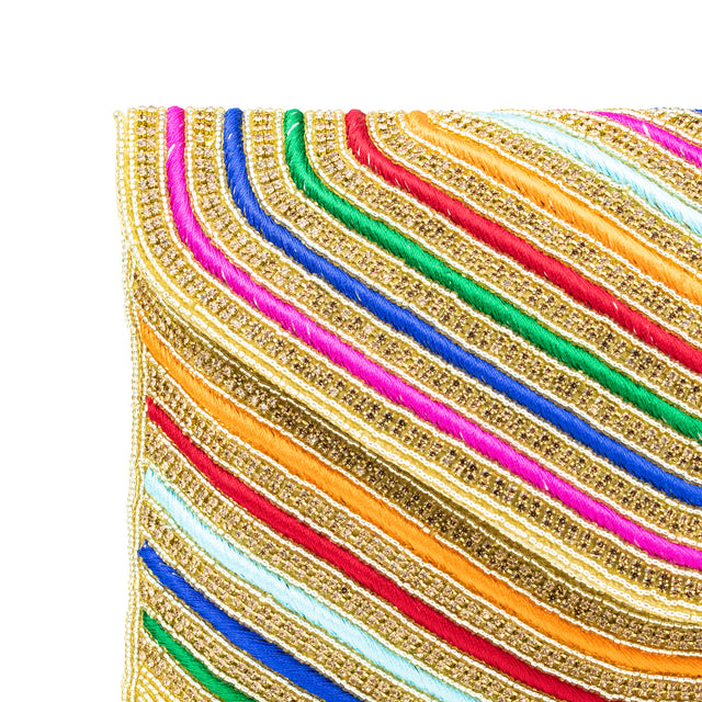 Gold Handcrafted Beaded Chain Handbags