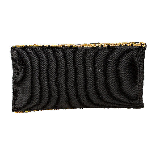 Black Gold Handcrafted Beaded Chain Handbags