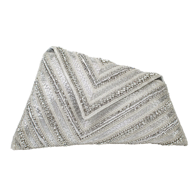 Silver Flap Purse