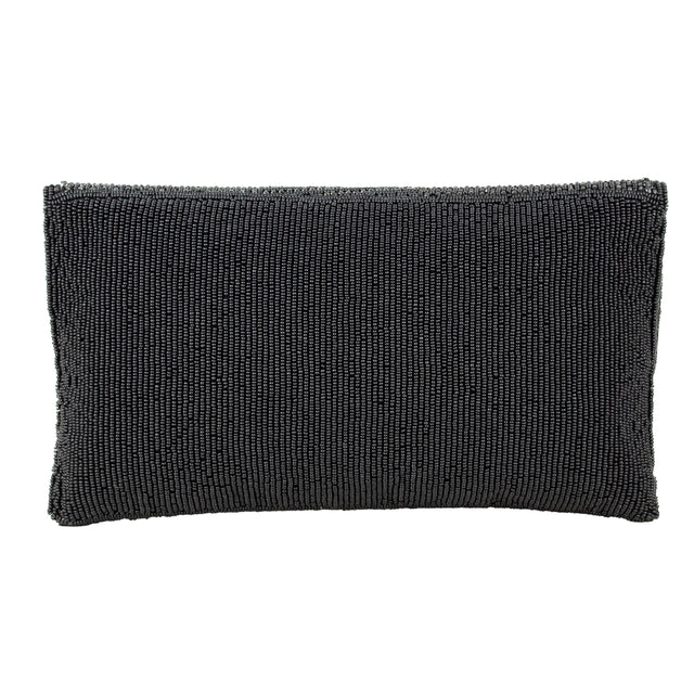 Black Handcrafted Crystal Embellished Jute Handbags