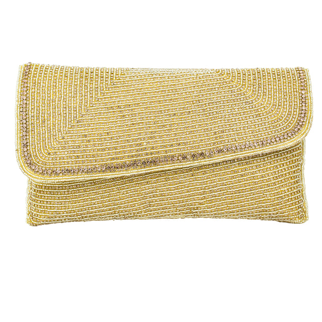 Gold Handcrafted Authentic Jute Handbags