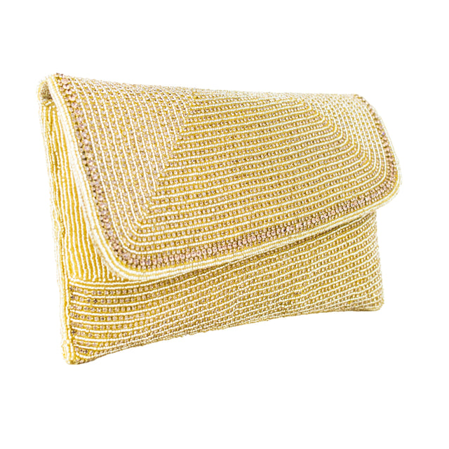 Gold Handcrafted Authentic Jute Handbags