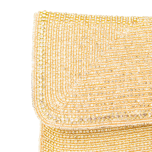 Rose Handcrafted Authentic Jute Crystal Embellished Handbags