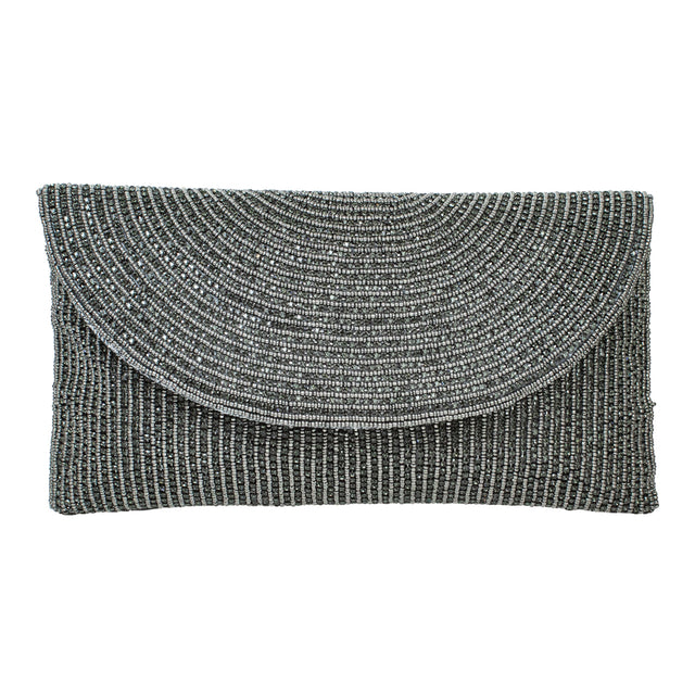Grey Flap Purse