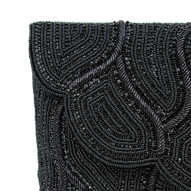 Black Handcrafted Beaded Chain Handbags
