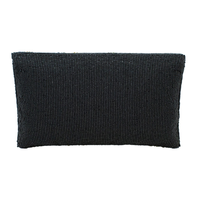 Black Multicolour Handcrafted Beaded Chain Handbags