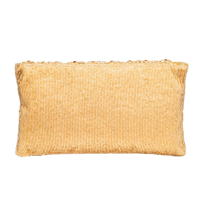 Rose Handcrafted Beads Work Beaded Chain Handbags