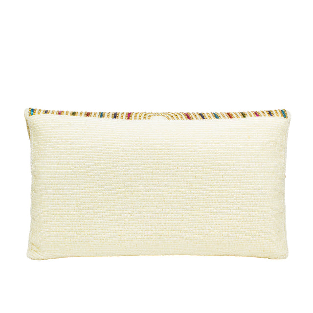 Cream Multicolour Handcrafted Handbags