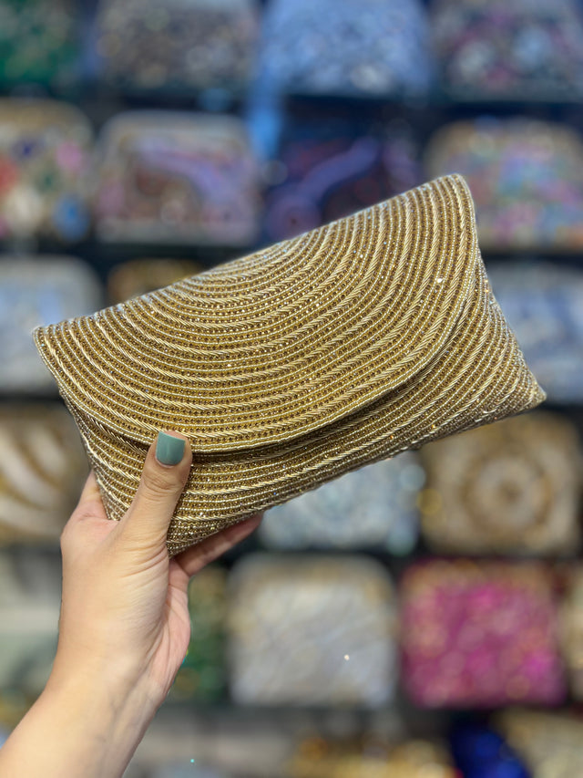 Gold Flap Purse