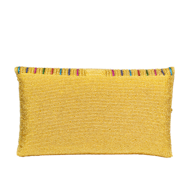Handcrafted Gold Multicolour Beads Chain Handbags