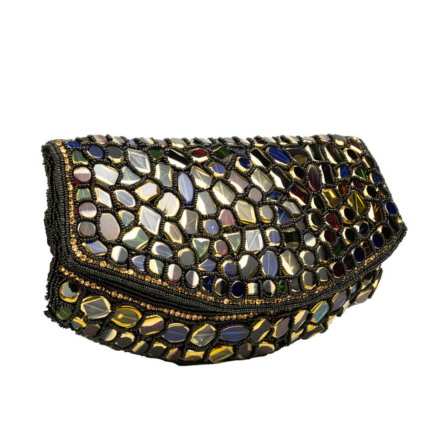 Black Flap Purse