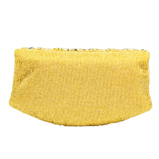 Gold Handcrafted Beaded Chain Handbags