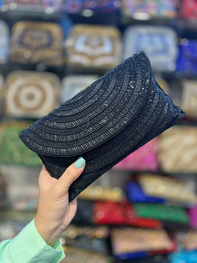 Black Flap Purse
