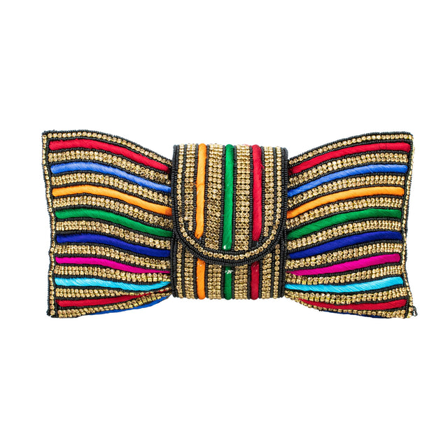 Black Handcrafted Beaded Chain Handbags