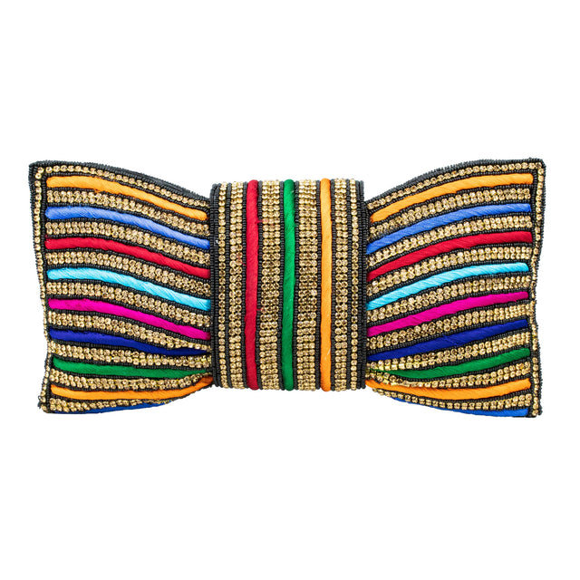 Black Handcrafted Beaded Chain Handbags