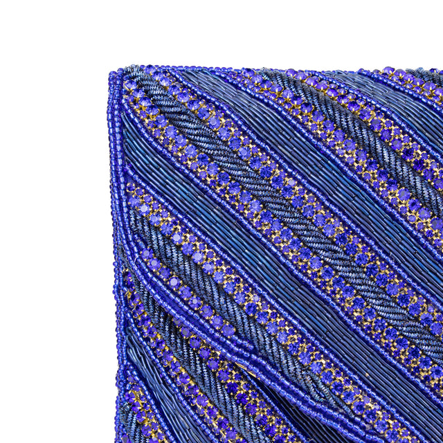 Blue Handcrafted Beaded Chain Handbags