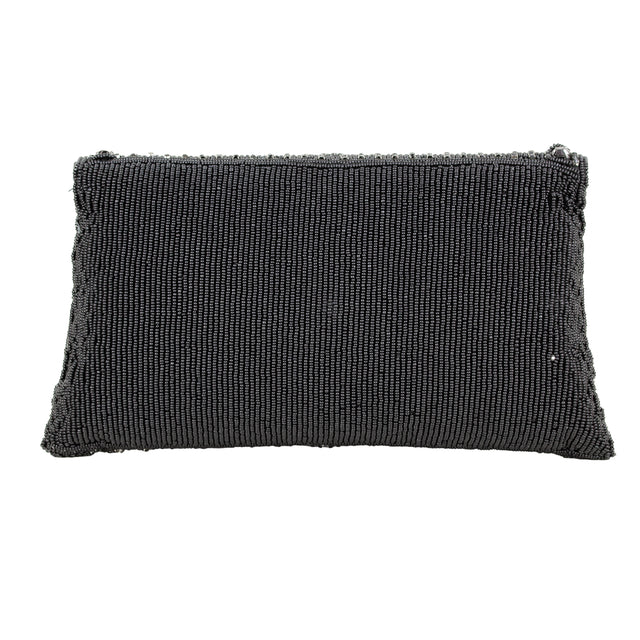 Black Handcrafted Crystal Embellished Jute Handbags