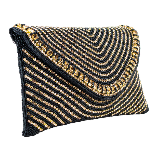 Black Gold Handcrafted Jute Handbags