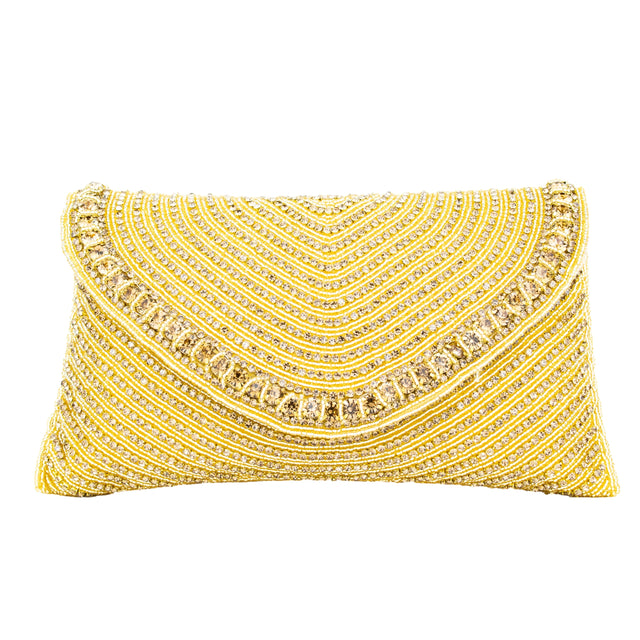 Gold Handcrafted Authentic Jute Handbags