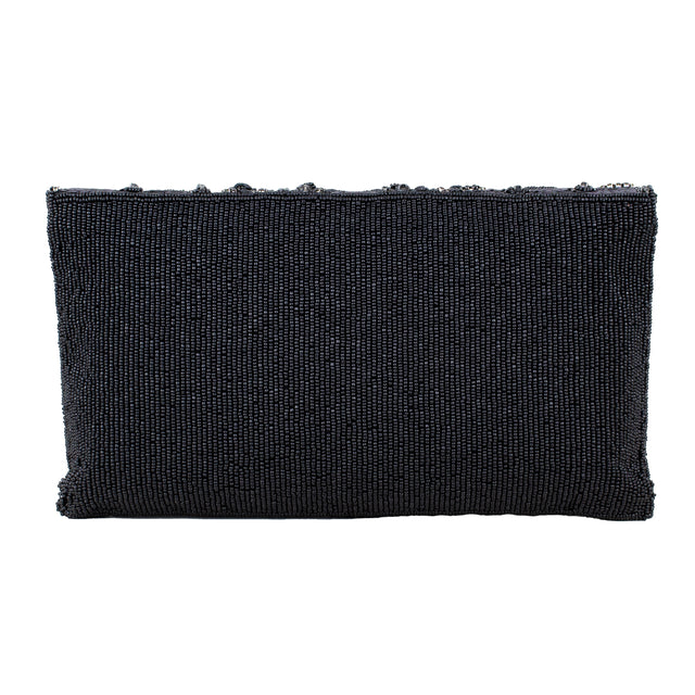 Black Handcrafted Beaded Chain Handbags
