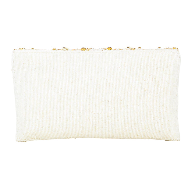 Rose Handcrafted Beads Work Beaded Chain Handbags