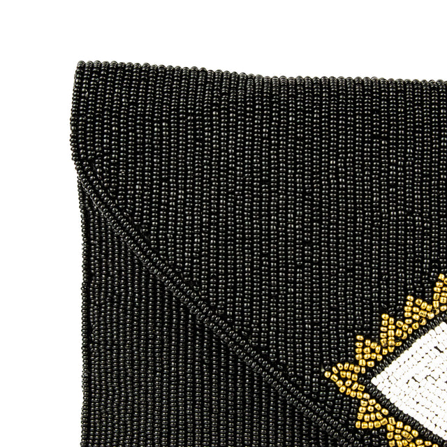 Black Flap Purse