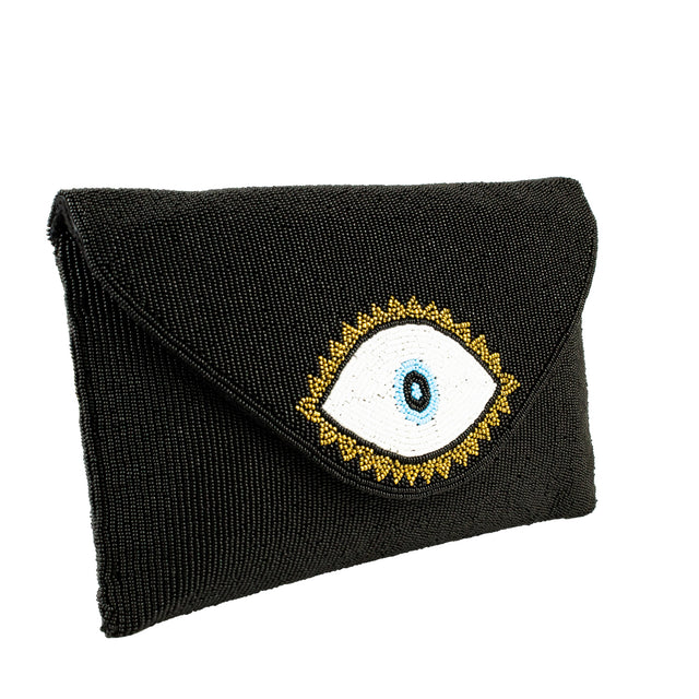 Black Flap Purse