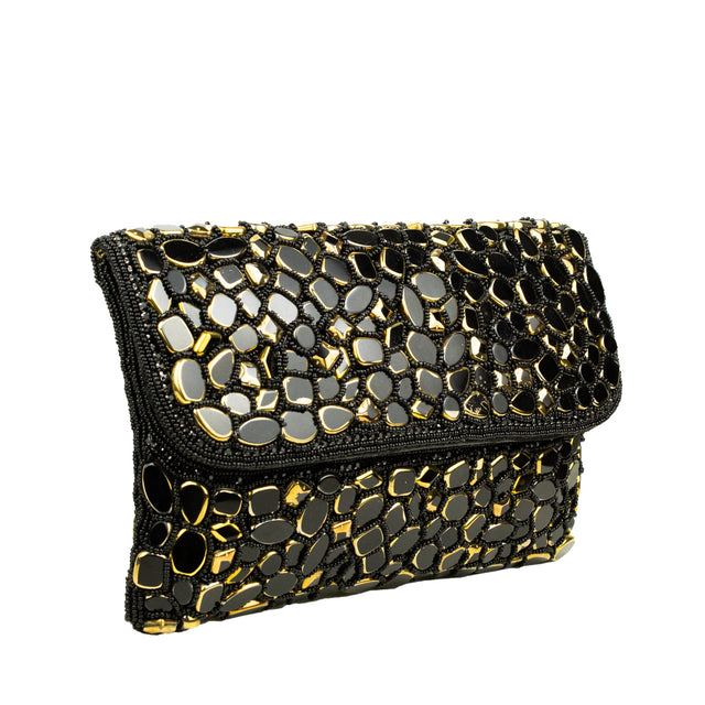 Black Flap Purse