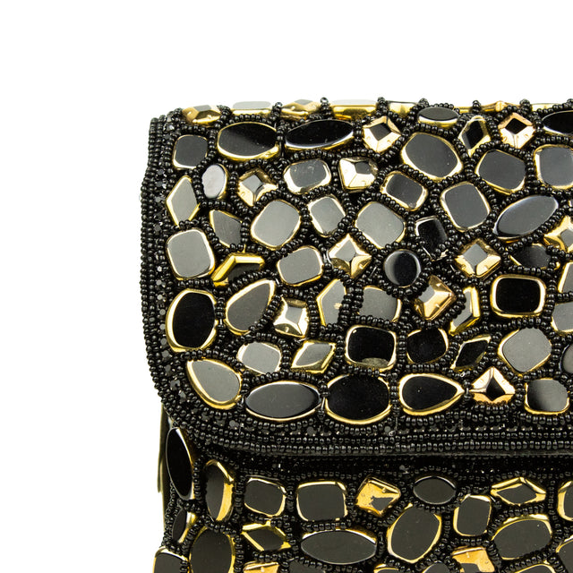 Black Flap Purse