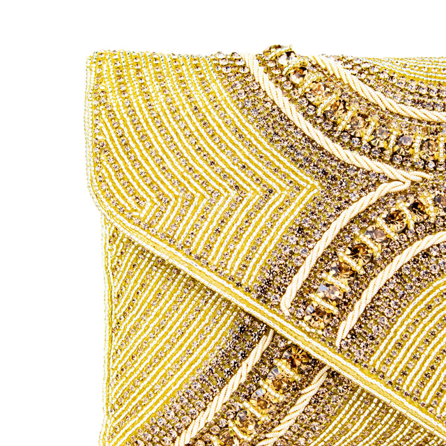 Gold Handcrafted Authentic Jute Handbags