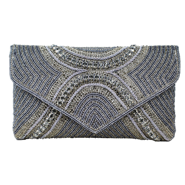 Grey Handcrafted Authentic Jute Handbags