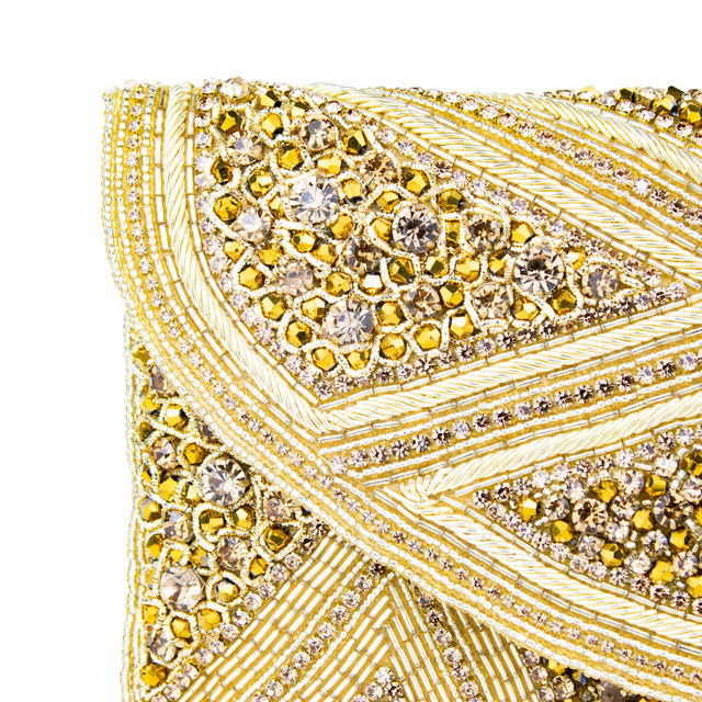 Gold Handcrafted Authentic Jute Handbags
