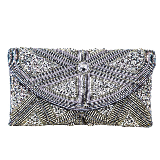 Grey Handcrafted Authentic Jute Handbags
