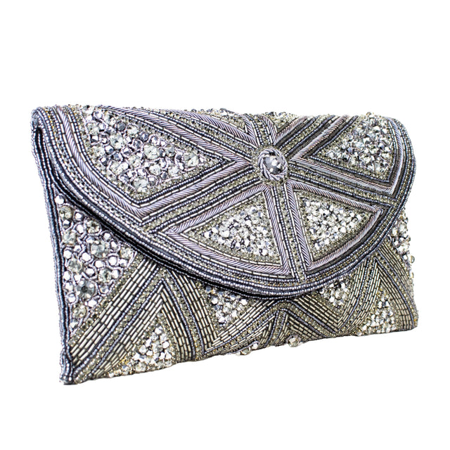 Grey Handcrafted Authentic Jute Handbags