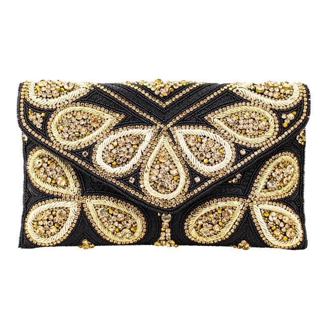 Black Gold Handcrafted Jute Handbags