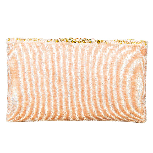 Rose Handcrafted Authentic Jute Crystal Embellished Handbags