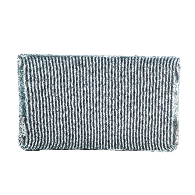 Grey Handcrafted Beaded Chain Handbags