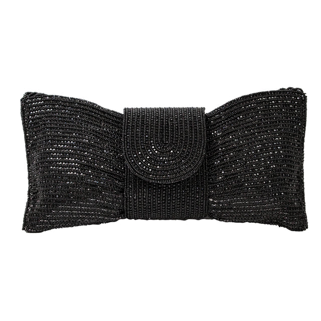 Full Black Flap Purse