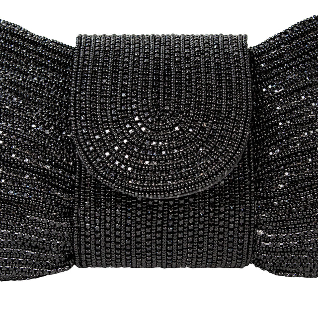 Full Black Flap Purse