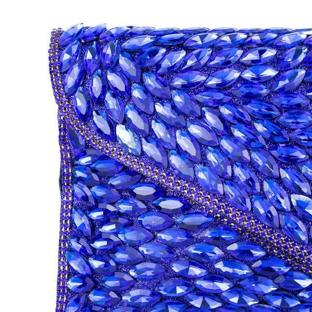 Blue Handcrafted Beaded Chain Handbags
