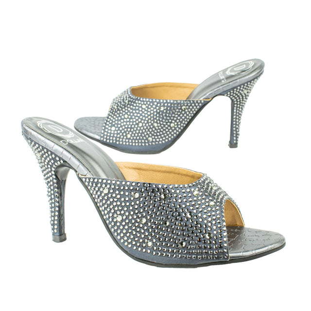 Exclusive Grey High Heel Sandals