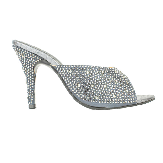 Exclusive Grey High Heel Sandals